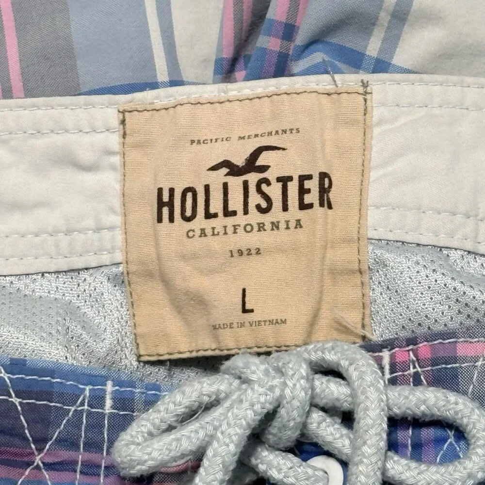 Hollister Pacific Merchant 1922 Men’s Swimsuit | Men’s Large | Blue & Pink